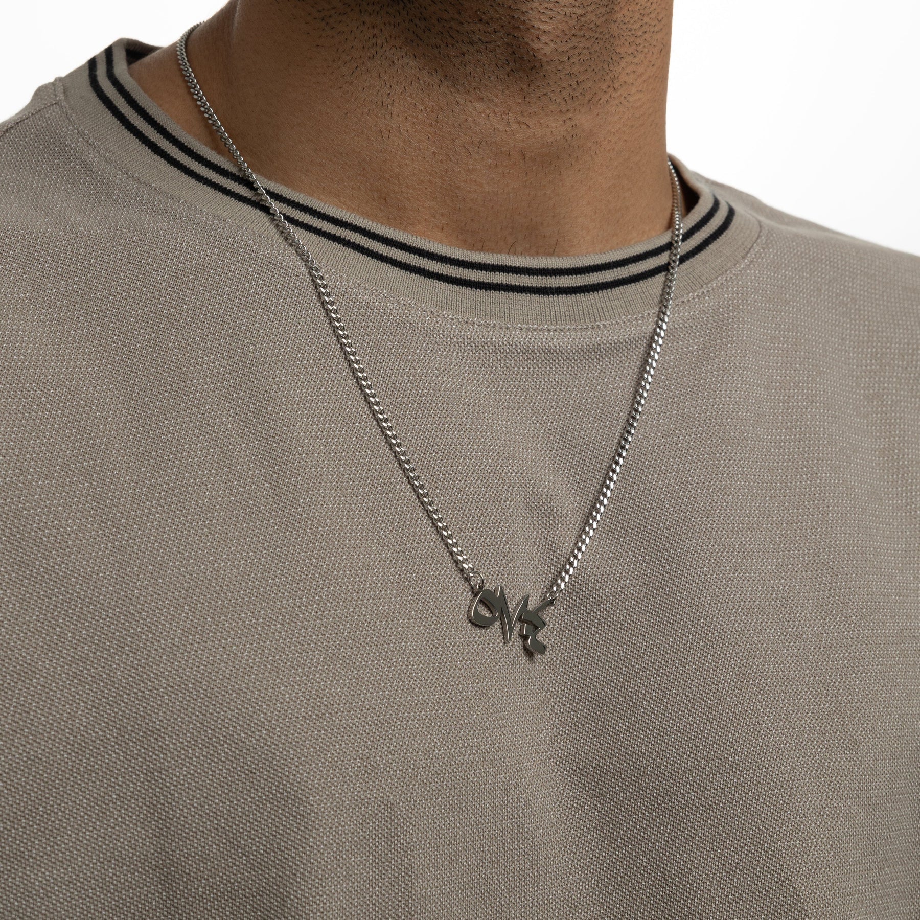 He is with you wherever you are' Verse Necklace | Men