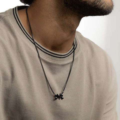 He is with you wherever you are' Verse Necklace | Men